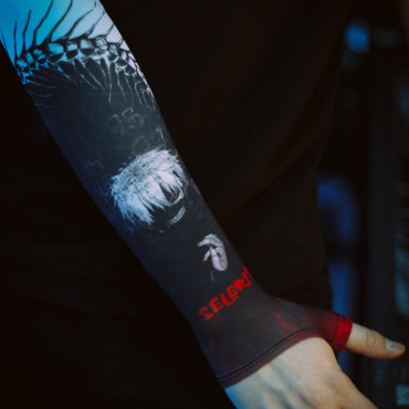 Геймерський рукав KanekiKen 2.0, Tokyo Ghoul. Dead Inside Токийский гуль Канекі Кен Selerity Чорно-Білий pm03di