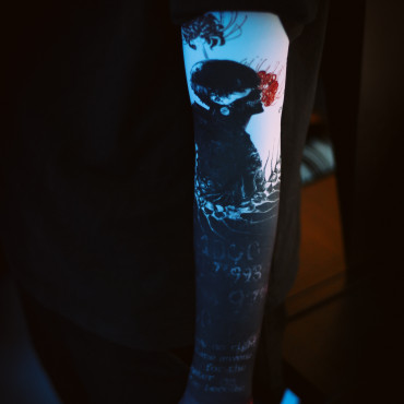 Геймерський рукав KanekiKen 2.0, Tokyo Ghoul. Dead Inside Токийский гуль Канекі Кен Selerity Чорно-Білий pm03di