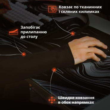 Ігровий рукав з обрізаною долонею 2.0 Чорний Selerity pm01BL
