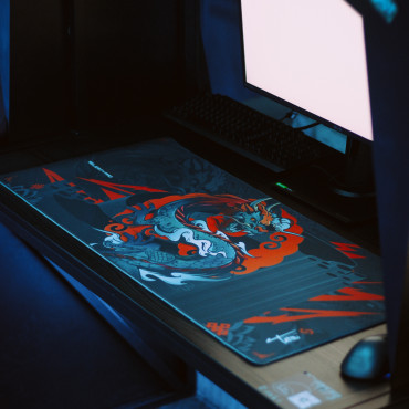 Ігровий килимок для миші 900x400x4мм Tatsu Dragon | Водостійка геймерська поверхня Selerity mp01td