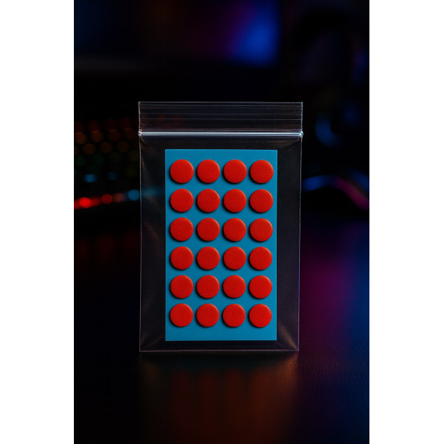 Глайди для миші червоні Red тефлон (PTFE) 20 шт Selerity gl01rd