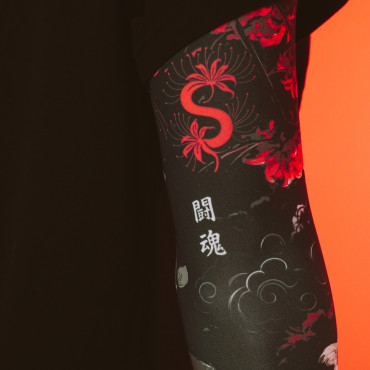 Геймерський рукав 2.0 Red-Black Lily Чорний-Червоний Selerity pm04LY 
