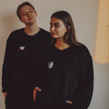 Флісова тепла піжама чорна oversize домашній костюм унісекс + ПАТЧ на вибір Selerity pn01bb