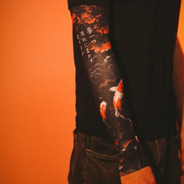 Геймерський рукав 2.0 Red-Black Lily Чорний-Червоний Selerity pm04LY 