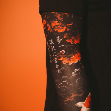 Геймерський рукав 2.0 Red-Black Lily Чорний-Червоний Selerity pm04LY 